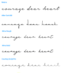 Courage Dear Heart Which Font Tatuagem Cursiva Tatuagens Manuscritas Fontes De Tatuagem De Script