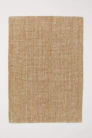 stevig juten vloerkleed beige gemeleerd home h m nl jute rug rugs reversible rug