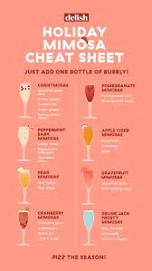 Sip To The Season With These Tasty And Super Festive Mimosas Get The Recipes At Delish Com Delish Boozy Drinks Alcohol Drink Recipes Drinks Alcohol Recipes