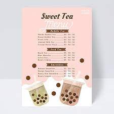 Pink Pearl Milk Tea Shop Menu Design Template Download On Pngtree In 2021 Menu Design Template Bubble Tea Menu Menu Design