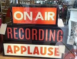 Recording Light Up Box Uk Mains Plug 240v Red Black Metal Sign Retro Studio Light Up Box Wall Lights Retro Picture Light
