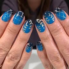 Gold nailart nails navy anyrainbow. 50 Stunning Blue Nail Designs For A Bold And Beautiful Look In 2021