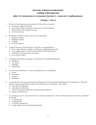 Chap1vanswers University Of Massachusetts Boston