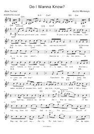 Do I Wanna Know Sheet Music For Piano Download Free In Pdf Or Midi In 2020 Do I Wanna Know Violin Sheet Music Sheet Music
