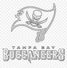 Tampa Bay Buccaneers Logo Outline Outline Of Tampa Bay Buccaneers Hd Png Download Vhv