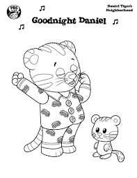 Daniel the tiger coloring pages for daniel tiger coloring. Daniel Tiger S Neighborhood Coloring Pages Print A4