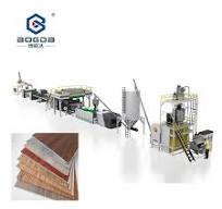 Spc Floor Extrusion Line High Output Lvt Floor Tile PVC Product Extruder  Equipment