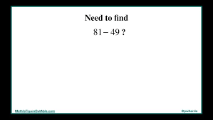 Subtraction Strategy Constant Difference Video Subtraction Strategies How To Memorize Things Subtraction