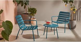 Made Teal Aperitif Set Garden Furniture Design Outdoor Furniture Sets Furniture Sets