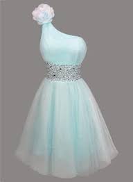 Beautiful Light Blue One Shoulder Homecoming Dresses Blue Party Dress Short Junior Party Dress Cute Blue Party Dress Junior Party Dresses Homecoming Dresses