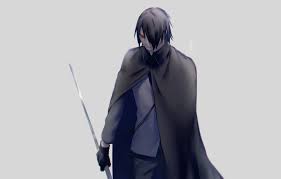 It had a black scabbard and matching hilt, and was a larger size than a normal chokutō. Photo Wallpaper Sword Naruto Naruto Sasuke Uchiha Cape 1332x850 Wallpaper Teahub Io