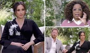 When oprah asked harry how they were getting along now, the duke said there was a lot to work through, adding that he where to watch: What Time Is The Oprah Interview With Meghan Markle And Harry Tonight Tv Radio Showbiz Tv Express Co Uk