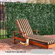 Choose from contactless same day delivery, drive up and more. 72 H Artificial Faux Ivy Leaf Privacy Fence Screen Decor Panels Outdoor Hedge Ebay