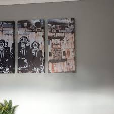 See No Evil Hear No Evil Speak No Evil Monkey Canvas Pin Na Doske Street Art