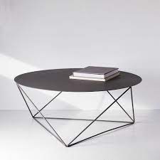 Just add a lounge chair or two and a small sofa and you're set. Amigo Modern Octahedron Side Table West Elm Coffee Table Geometric Coffee Table Coffee Table