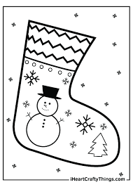 Your child will love coloring his favorite zoo animals. Printable Christmas Stocking Coloring Pages Updated 2021