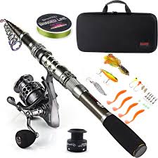 You can narrow down your search by choosing inshore or offshore fishing combos, boat rod combos, rod power and action, reel. Amazon Com Sougayilang Fishing Rod Combos With Telescopic Fishing Pole Spinning Reels Fishing Carrier Bag For Travel Saltwater Freshwater Fishing Sports Outdoors