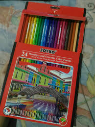 Pensil Warna Joyko 24 Dapat Dihapus Buku Alat Tulis Alat Tulis Di Carousell