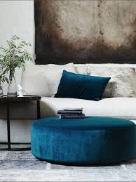 Get The Look Ottoman As Coffee Table Artisan Crafted Iron Furnishings And Decor Blog Interior Home Velvet Interiors