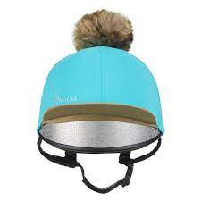 My Lemieux Hat Silk Azure Hudson Equine