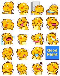 10 cutest facebook messenger stickers ever designbold academy in 2021 messenger stickers cute stickers cute cartoon wallpapers