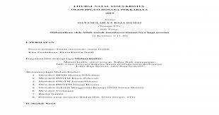 Di hatimu terimalah, bersama bersyukur. Liturgi Natal Docx Document
