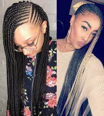 Hair braiding models are ideal for girls who go to school. 25 Adorable Lemonade Braids To Rock Your Look Hairstyles 2021 Lemonade Braids Hairstyles Hair Styles Black Girl Braided Hairstyles