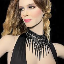 I made some more of my all time favorite Metalhead Treasures chainmail  necklace designs that I will be listing over the next couple of weeks. This  beautiful statement piece is a combination