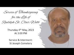 A Service of Thanksgiving for the Life of Rudolph St. Clair Webb a.k.a  “Dan/Jessie”