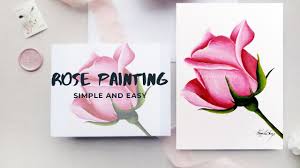 It has the best suppliers for each type of paint (colours, metallics and inks) and so is unparralled quality. How To Paint A Rose Acrylics Simple And Easy Steps Step By Step Acrylic Painting Beginners Rose Youtube