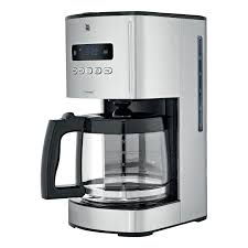 1853 wurde die metallwarenfabrik von daniel straub und den gebrüdern schweizer die wmf group agiert heute weltweit und beschäftigt rund 6.000 mitarbeiter und ist an über 40 standorten. Wmf Skyline Digital Kaffeemaschine Glas Cromargan Matt 12 Tassen 1000 W Kaffeemaschinen Kuchengerate Thermisch Deltatecc De Ihr Onlineshop Fur Elektronik Und Haushalt