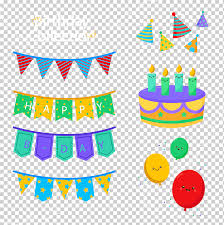 birthday cake party birthday party decorations christmas decoration happy birthday vector images banner png klipartz birthday cake party birthday party