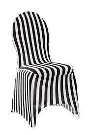 Stripe Spandex Banquet Chair Cover Black White Banquet Chair Covers Striped Chair Chair Cover