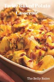 Twice Baked Potato Casserole Recipe Twice Baked Potatoes Casserole Baked Potato Casserole Twice Baked Potatoes