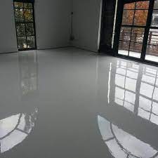 Bright White Epoxy And Urethane Floors Are Being Installed In Lofts And Condos What Do You Think Garage Floor Epoxy Flooring Concrete Floors