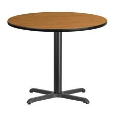 Flash Furniture 36 Inch Round Natural Laminate Table Top With Table Height Base Laminate Table Top Dining Table Mahogany Table