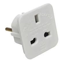 3 pin european plug adapter. Skytronic Uk 3 Pin Plug To 2 Pin European Adaptor