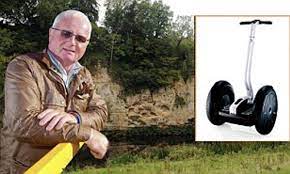 Who was the man who rode a segway off a cliff? Segway Tycoon Jimi Heselden Dies In Cliff Plunge On One Of His Own Scooters Daily Mail Online
