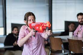 Can it shoot other darts? Day 1 Biathlon Nerf Gun Bhc Rhodes Office Photo Glassdoor Co In