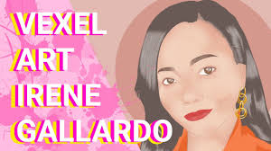 VEXEL ART (IRENE GALLARDO) using autodesk sketchbook