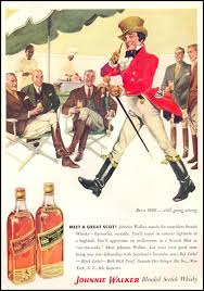 My Father Was An Executive Every Christmas He Would Get A Case Of Johnnie Walker Either Red Label Or Johnnie Walker Vintage Posters Vintage Advertisements