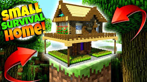 Large 2 or 3 story house. Best Small Survival House Ever Minecraft Tutorial Youtube