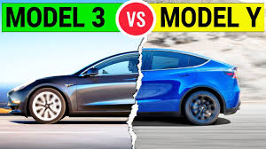 Compared to the model 3, the model y is roughly 2 inches longer, 3 inches wider and about 7 inches taller. Tesla Model Y Vs Tesla Model 3 Youtube