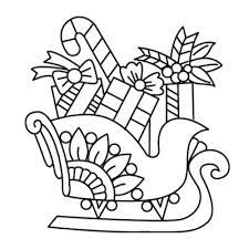 Coloriage, coloriages, dessins, école, éducation, éducatif, images à colorier: Coloriage Traineau Du Pere Noel Coloriage Noel