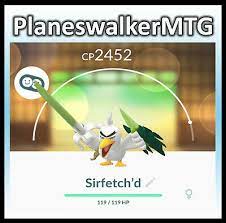 Check spelling or type a new query. Pokemon Go Sirfetch D Galarian Farfetch D Evolution High Cp Ultra League Ebay