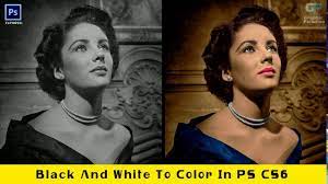 How To Change Black And White Image Into Color In Photoshop Tutorial Photoshop Photoshop Tutorial Coloring Pages