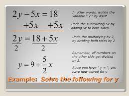 When to write sin x instead of sin x? Solving Literal Equations