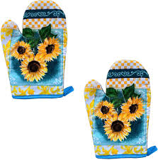 As the towels are usually made of. Buy Fstiko Rustic Sunflower Themed Kitchen Towel Set Includes 2 Pot Holders 2 Oven Mitt Heat Resistant Oven Gloves 2 Dish Towels Kitchen Linen Set Decoration Set Of 6 Piece Online In Turkey B08839zbnf