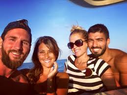 Antonella roccuzzo and sofia balbi, attends the f.c barcelona vs real betis balompié at nou camp, on august 20, 2016 in barcelona, spain. Luis Suarez And His Wife Join Lionel Messi At His Sprawling Villa For Talks Over Their Barcelona Futures