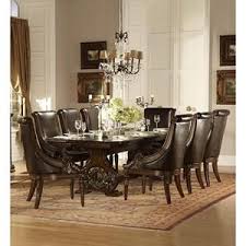 Orleans 7 Piece Dining Set In Dark Cherry Formal Dining Room Sets Formal Dining Room Furniture Rectangular Dining Room Table